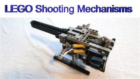 How to build LEGO shooting mechanisms | Lego, Lego guns, Lego machines