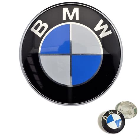 82MM BMW EMBLEM HOOD BADGE 2 PINS – 6 Side Auto