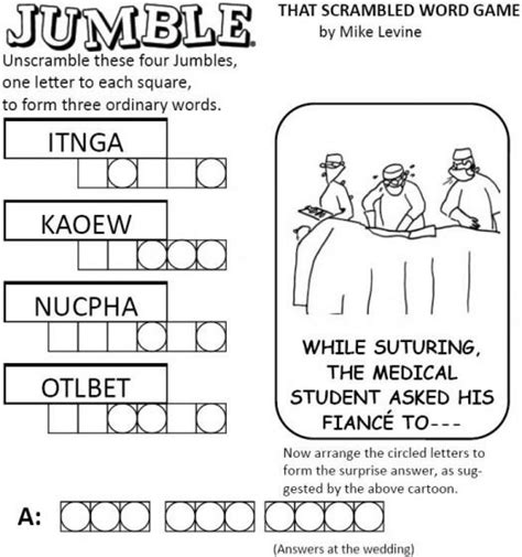 Free Word Jumble Puzzles Online - We have a number of these free word ...