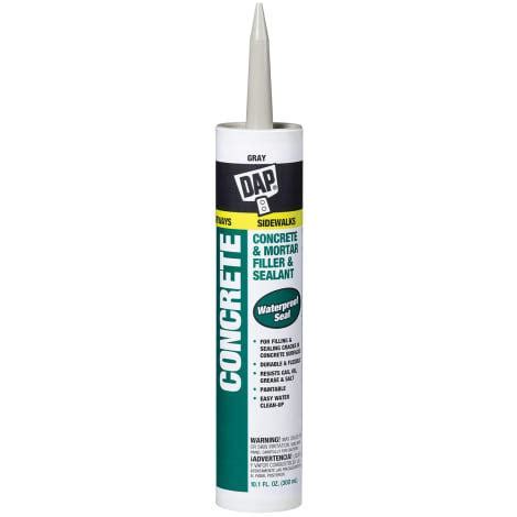 10.1 fl oz Grey Waterproof Concrete & Mortar Filler & Sealant by DAP at ...