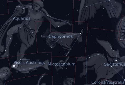 The Constellation Capricornus - In-The-Sky.org