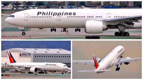 Philippine Airlines Boeing 777-300(ER) Takeoff - YouTube