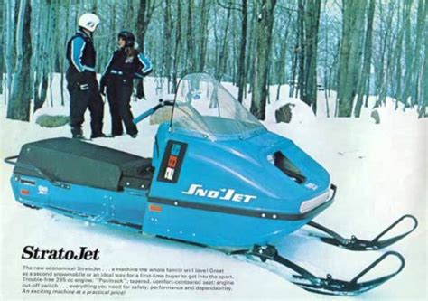 Sno-Jet Snowmobile Ad from 1974 - Oil Depot - AMSOIL Dealer Serving Canada & US