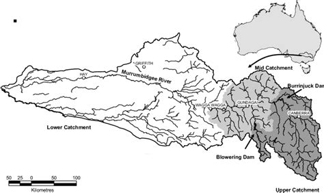 Murrumbidgee River Map