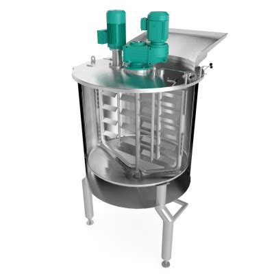 Mixing Tank - Stainless Steel - 50L - 12,5m³ - Food, pharma and cosmetics