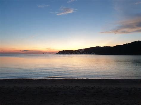 Sunset at Beach, La Jolla Resort, Bagac, Bataan, Philippines Stock Photo - Image of natural ...