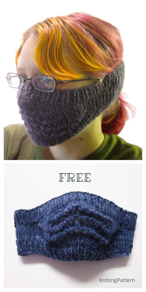 Knit Face Mask Free Knitting Pattern and Paid - Knitting Pattern | Crochet mask, Knitting ...