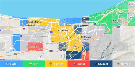 Muscat Neighborhood Map