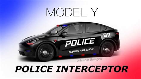 Watch Tesla Model Y Police Cruiser Get Rendered To Life