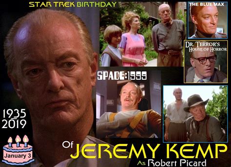 Remembering Jeremy Kemp, born January 3, 1935 and passed away July 19 ...