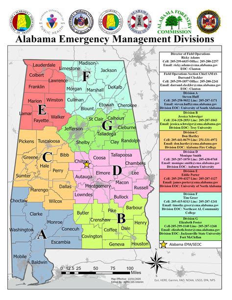 Alabama EMA Divisions – Alabama Emergency Management Agency