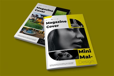 Minimalist Magazine Cover Page Design | Behance