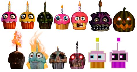 FNAF Cupcakes pack by Enderziom2004 on DeviantArt