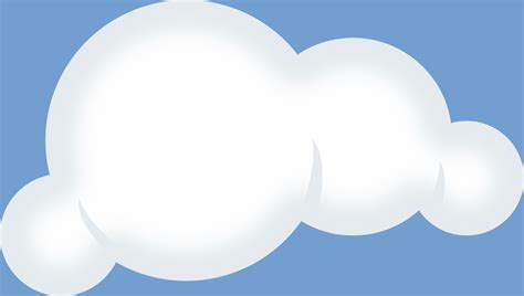 Clipart - Set of soft clouds