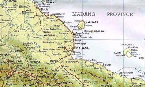 Related image | Madang province, Map, Free download