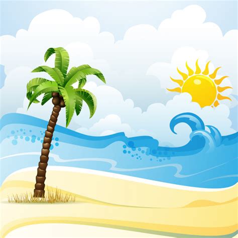 Cartoon Beach Scenes : Affordable and search from millions of royalty free images, photos and ...