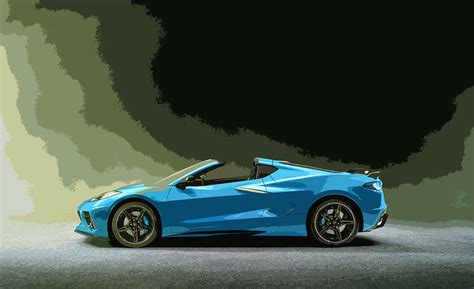 Chevrolet Corvette C8 Digital Art by Thespeedart - Fine Art America