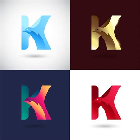 Premium Vector | Creative letter k logo design