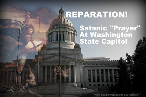 Pledge Reparation Against Satanic Invocation in Washington State Capitol --Return to Order