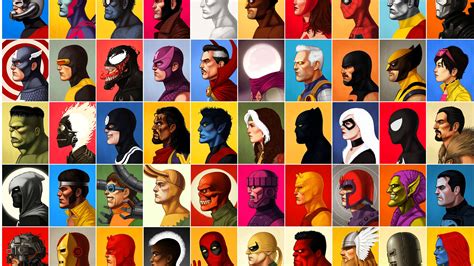 Wallpaper Marvel superhero, anime, face, side view 3840x2160 UHD 4K ...