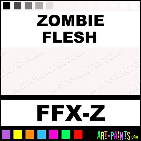 Zombie Flesh FX Makeup Body Face Paints - FFX-Z - Zombie Flesh Paint, Zombie Flesh Color, Mehron ...