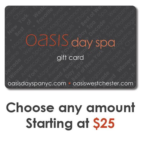 Spa Dollar Gift Cards - Buy Certificate Online | Oasis Day Spa