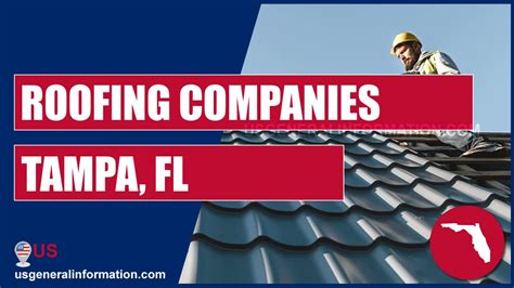 Roofing Companies in Tampa, FL - Near You. Map. Phone Numbers