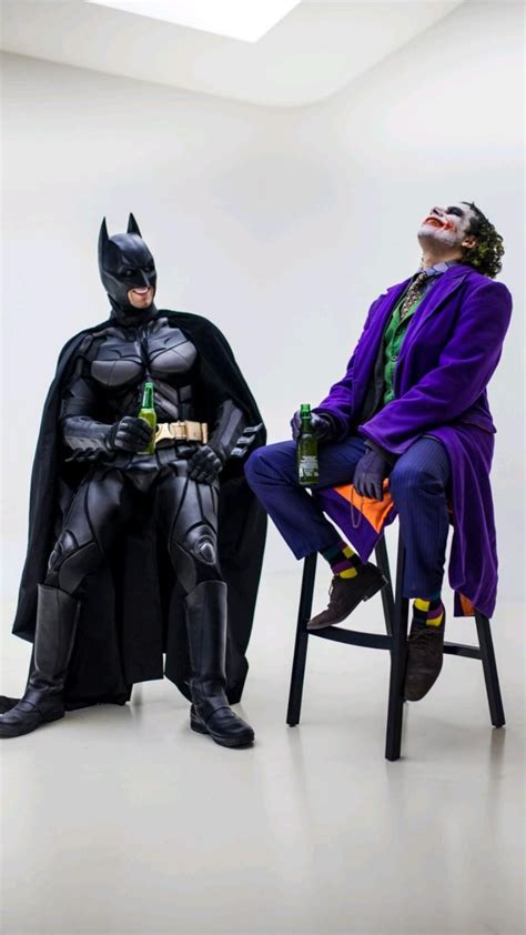 Joker and Batman cosplay | Batman comic art, Batman cosplay, The joker ...