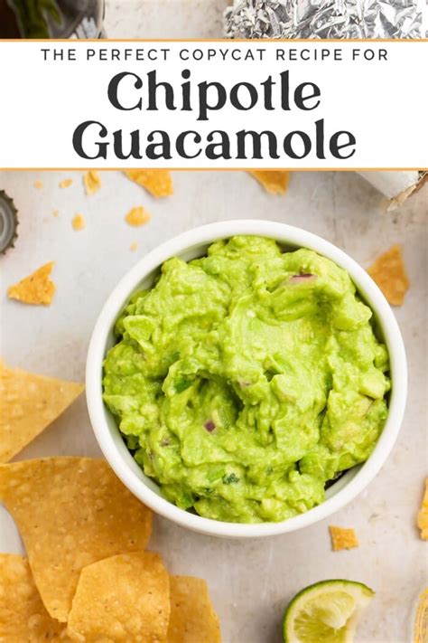 The Chipotle Guacamole (Copycat Recipe) - 40 Aprons