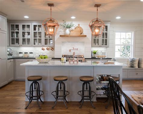 Seven Farmhouse Kitchen Designs ~ Hallstrom Home