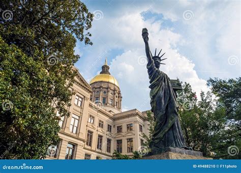 Georgia State Capitol Building in Atlanta, Georgia Stock Photo - Image ...