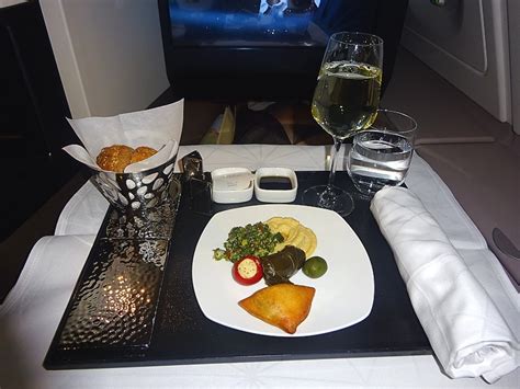 Etihad Airways Economy Class Food