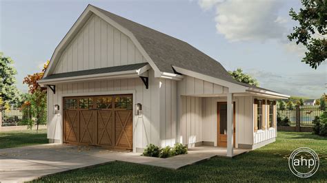 Modern Farmhouse Garage w/ Workshop