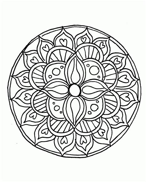 Free Buddhist Mandala Coloring Pages, Download Free Buddhist Mandala ...