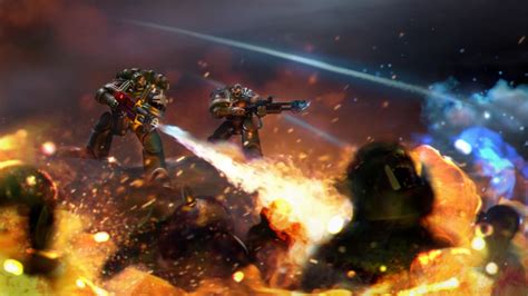 Space Marines XI - Salamanders Ambush, Janovich | Space marine, Salamander, Space marine art