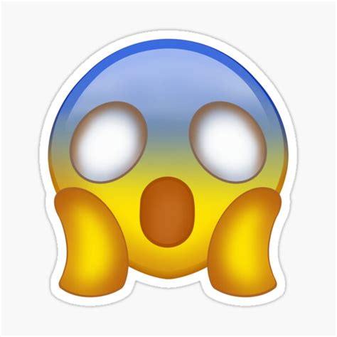 "Omg emoji" Sticker by Meta-Man | Redbubble