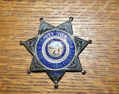 Santa Clara County Deputy Sheriff Badge | Etsy