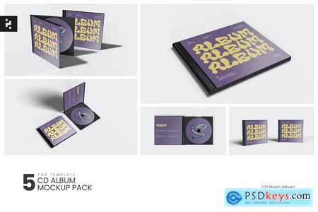 CD Album Mockup Template » Free Download Photoshop Vector Stock image ...