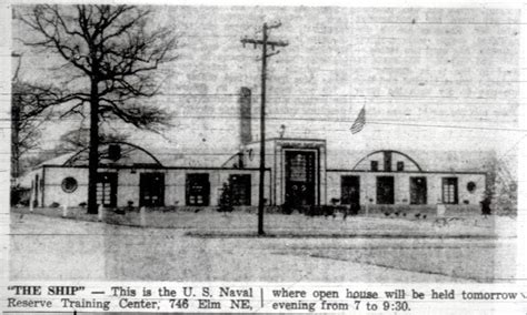 Navy Reserve Building, Elm Road, Warren, Ohio, 1956 by Downtown Warren History, via Flickr ...