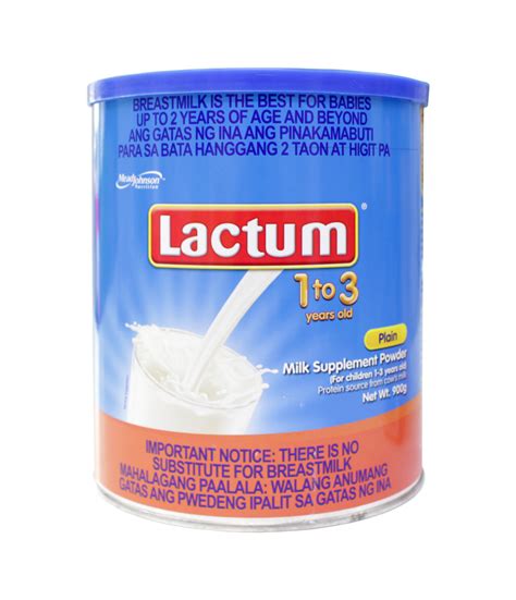 Lactum 1+ Plain Milk Supplement Powder 1-3 Years Old 900g - Rose Pharmacy Medicine Delivery