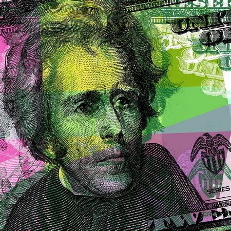 Andrew Jackson $20 bill Pop Art - Limited edition of 5 New Media by ...