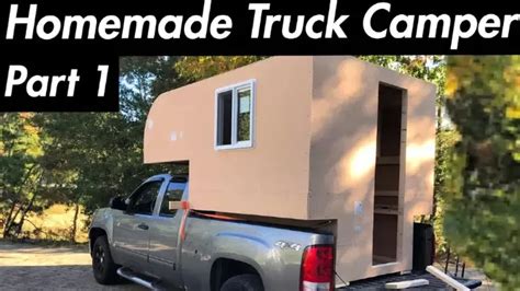 10 Homemade DIY Truck Camper Plans To Save Your Money Truck Bed Toppers, Truck Topper Camper ...