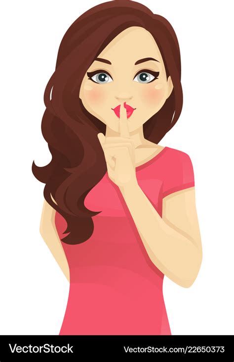 Shhh women secrets Royalty Free Vector Image - VectorStock