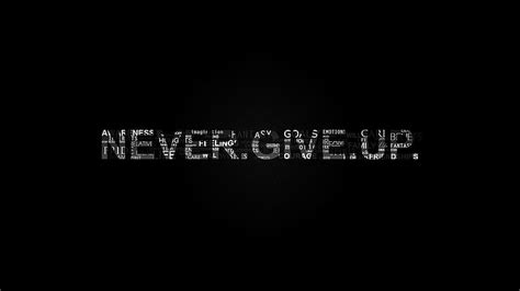 HD wallpaper: never give up text, motivational, black background, typography | Wallpaper Flare