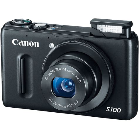 Canon PowerShot S100 Digital Camera (Black) 5244B001 B&H Photo