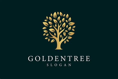 Golden Tree Logo | Branding & Logo Templates ~ Creative Market