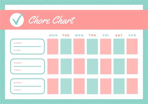 Family Chore Charts Free Printable - My Uncommon Slice of Suburbia