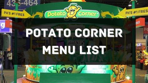 Potato Corner Menu Prices Philippines 2025 [Updated] — All About Philippines Menu