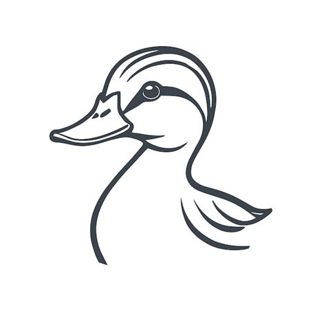 Premium Vector | Duck symbolizing art design stock illustration