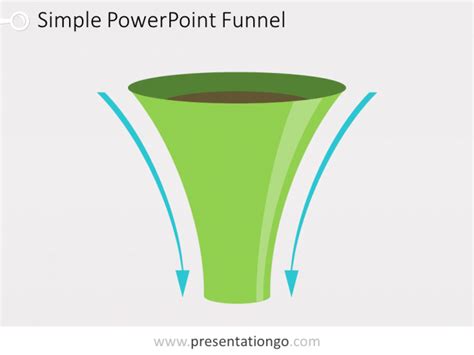 Simple Funnel Diagram for PowerPoint - PresentationGO